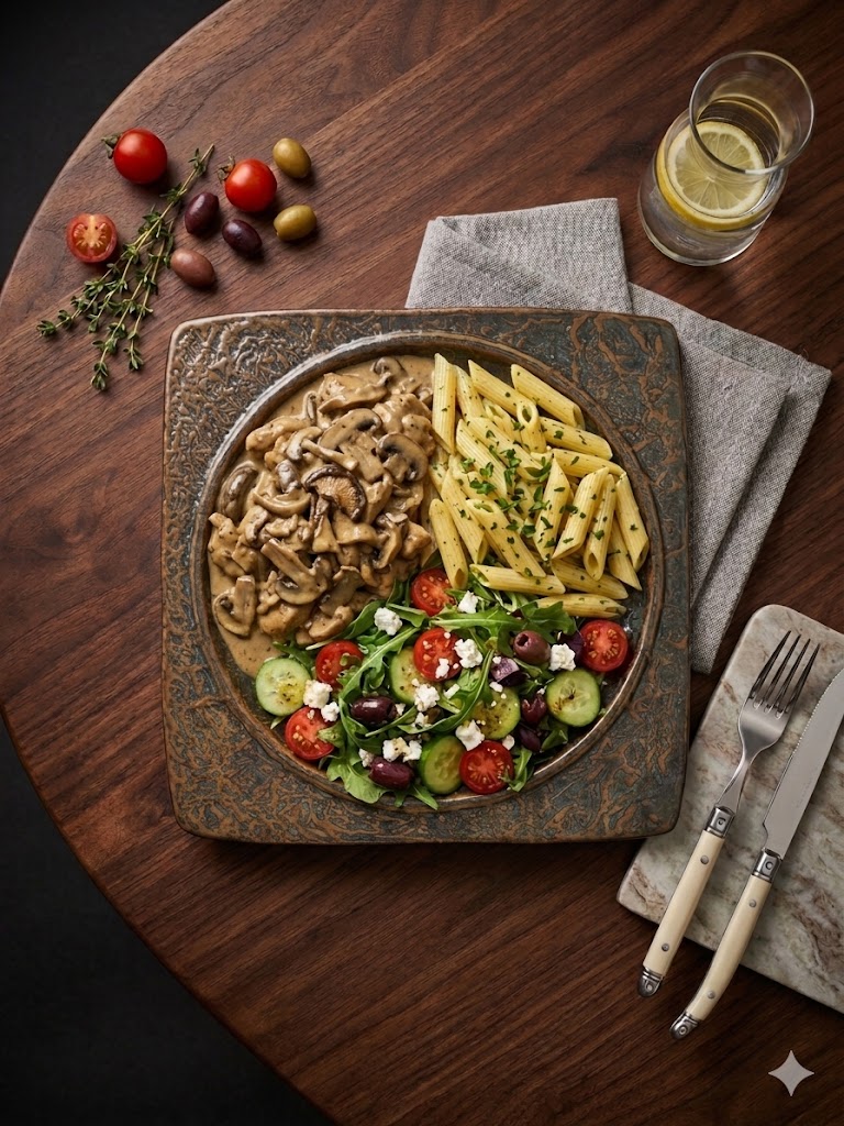 Mantar Soslu Tavuk
